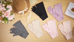 ปลอกแขน+ถุงมือ Ice Silk Cooling Long Sleeve UPF 50+ สำหรับเดินเล่นหรือทำงานนอกบ้าน ป้องกันแดด คุณสมบัติบางเบา ระบายอากาศสูง สวมใส่ได้นาน ไม่อับชื้น