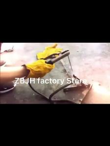 A Pair/Set Fireproof Durable Yellow Cow Leather Welder Gloves Anti-Heat Work Safety Gloves For Welding Metal Hand Tools