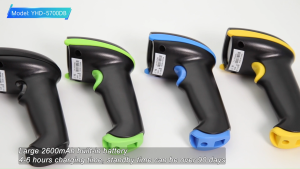 High Performance Rugged 2D Barcode Scanner Low Error Rate Handheld Wireless Bluetooth QR Code Reader for Retail Store Inventory