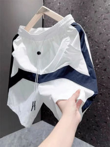 Quần Short Đi Biển Nam Cỡ Lớn 300 Pound Thời Trang Thường Ngày Năm Điểm Quần Dài Ống Đứng Nhanh Khô Cạp Vừa Mùa Hè