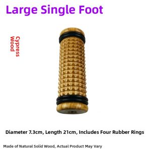 Wooden Foot Bottom Massager Home Use Foot Therapy Meridian Solid Wood Foot Heart Roller Silent Wolf Tooth Acupoint Massage Stick