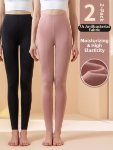 Warm Tights Slim Fit Elastic Plus Size Invisible Cotton Wool Leggings