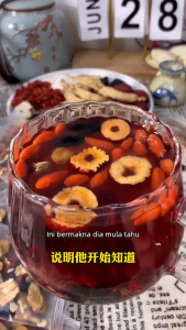 Ginseng Mens Powerful Kidney Tea Wolfberry Mulberry Ginseng Tea Teh 人参男士补肾茶枸杞桑葚人参茶五宝茶