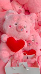 [Hàng Sẵn HCM] Túi Quà Tặng Gấu Bông Cầm Tim Dễ Thương Quà Tặng Người Yêu Em Bé Dịp Sinh Nhật Quốc Tế Thiếu Nhi Kèm Thiệp Và Túi Xách