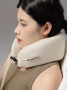 Naturehike Outdoor Travel Neck Pillow Memory Foam Airplane Flight Pillow Cooling Comfortable Support Bantal Leher