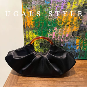 UGALS | Túi Xách Tay Đựng Nhiều Pháp Bóng Satin