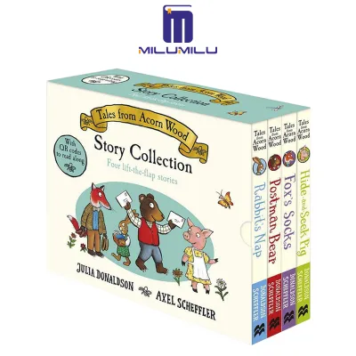 4Pcs Tales From Acorn Wood Story Board book by Julia Donaldson Original English books