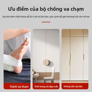 MONLEYTA | Bộ điều khiển cửa Germany Bounce Invisible Cabinet Door No Handle Magnetic Heavy Duty Outside Open Pressing Device