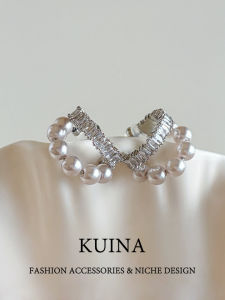 kuina | Earrings Mantarose Pearl S999 Sterling Silver