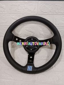 Stir racing mobil universal 14 inch hitam