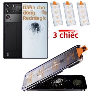 3 Miếng Dán Bảo Vệ Màn Hình ZTE Nubia RedMagic Kính Cường Lực Siêu Trong Suốt HD Chống Vân Tay Chống Trầy Xước Cho 8 8S 9 9S 10 10S Pro Plus 5G