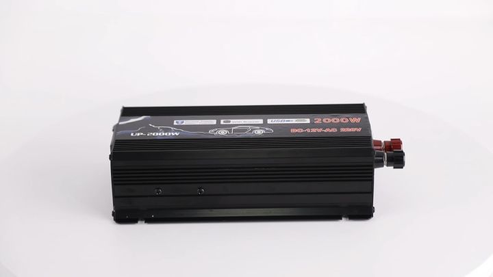 Car Power Inverter 1000Watt/2000 Watt Mobil Pure Sine Wave DC 12V 24V ...