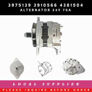 3975139 ALTERNATOR 3910566 [24V 70A 22SI] [LOCAL STOCK ONLY 1PC LEFT] FOR CUMMINS ENGINE PART