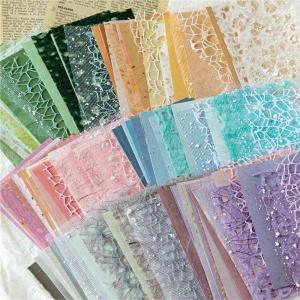Romantic Mixed Material Paper DIY Painful Bag Background Versatile Scrapbooking Waterfall Paper Net Multi-Purpose Stationery