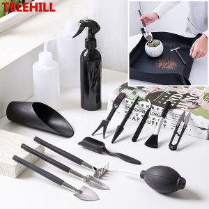 Succulent Plants Tools Set Garden Planter Kit Bonsai Tools Bonsai Kit for Indoor Fairy Care Potting Cactus Shovel Rake Spade