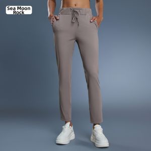 Womens Thin Quick-Dry High-Elasticity Slimming Casual Sports Yoga Pants