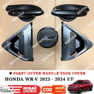 Paket Outer Handle Tank Cover Honda Wrv 2023 2024 2025 Platinum Hitam