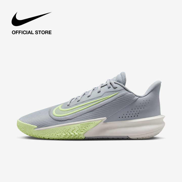 Nike Sepatu Pria Precision Basketball Wolf Grey [HJ9153-002 - Main Image