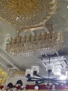 Đèn Chùm Thả Pha Lê Kích Thước Lớn Sang Trọng Hiện Đại Đổi Màu 3 Chế Độ Sáng Đẹp Mắt - Bảo Hành 5 Năm