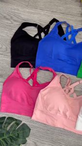 Áo bra nữ tập gym yoga aerobic thể thao kèm mút chất liệu thun dệt co dãn 4 chiều thấm hút mồ hôi BINSPORTS A289