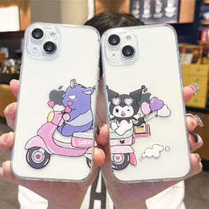 Cute Cartoon Kurokos Motorcycle Couple Suitable iPhone 15 pro Max Phone Case Apple 14 plus Soft Shell 13 Silicone 12 Mini Transparent 11 Anti-Fall 16 Mens 8 Protection 7