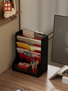 ตู้หนังสืออะคริลิกแบบตั้งได้ ชั้นวางหนังสือ ชั้นวางของ ชั้นวางหนังสือแบบหลายชั้น ไม่กินพื้นที่ สำหรับเด็ก ชั้นวางหนังสือแบบอเนกประสงค์