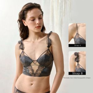 Livary Mio | Silk Lace Adjustable Straps Backless Bra