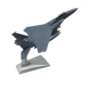 Diecast 1/100 Scale F-15E Supersonic Unique Novelty Airplane Alloy Aircraft Model Collection Gift Display Boutique Decoration