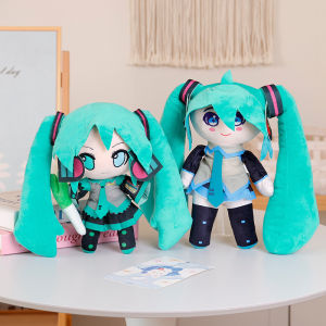 In Stock Anime 25cm Plush Stuffed Toy Hatsune Miku Plush Doll Soft Pillow Future Doll Cute Christmas Holiday for Childre Gifts