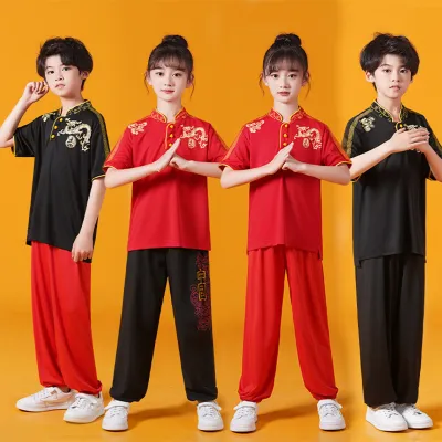 BEIMENGFAN | Quick-dry Martial Arts Training Uniform Childrens Tai Chi Clothing