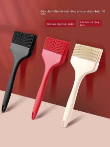 แปรงทาแป้งขนาดใหญ่พิเศษสำหรับอบบาร์บีคิว อุปกรณ์ทำอาหารจากยางซิลิโคนเกรดอาหาร อุปกรณ์ทำอาหารสำหรับใช้ในครัว