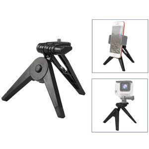 Tripod Plastic Mobilephone Camera 1/4 Screw Mount Adapter Tripode Stabilizer Stand for Go Pro Mobile Phone