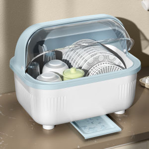 Drainable Kitchen Dish Organizer