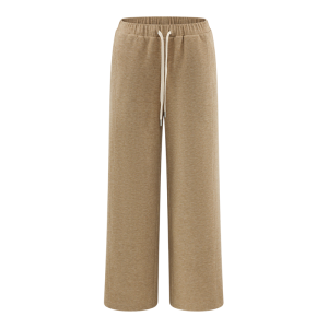 Fleece-Lined Wide-Leg Floor-Length Womens Knit Casual Pants