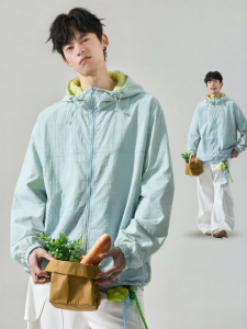 SZON | Sun Protection Lightweight Breathable Cool Sense Mens Quick Drying Hooded Jacket