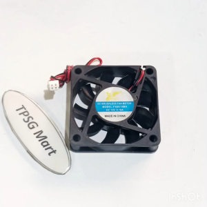 Quạt 6Cm dày 1.5Cm Điện áp DC 12V Loại 2 dây đầu nguồn 2 Pin (4.0mm x 5.5mm)