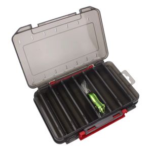 Double Sided Double Layer Fishing Lure Box 12/14 Compartments Y Style Hard Bait Tackle Storage Box for Minnow Pencil Lures