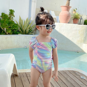 CHUXIU | Colorful Quick-drying Princess Mermaid One-piece Swimsuit