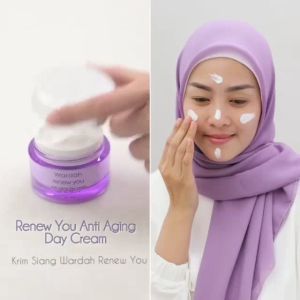 Wardah Renew You Anti Aging Night Cream - Pelembab Anti Aging dengan Vitamin E
