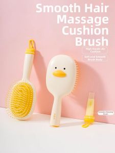 Portable Massage Comb Womens Hair Care Tool Air Cushion Comb Scalp Meridian Massage Home Use Personal Care Cleaning Tool