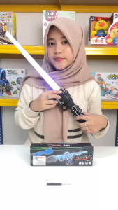 Mainan Anak TELESCOPIC FLASH SWORD XTS-3004 Mainan Pedang Sword Light Pedang Laser Anak Mainan Anak Perempuan - Mainan Anak Laki Laki
