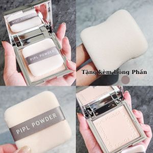 phấn phủ kiềm dầu chống nước 10G PIPL TẶNG KÈM BÔNG PHẤN phấn phủ che khuyết điểm dạng nén phấn trang điểm không trôi cao cấp Pi242