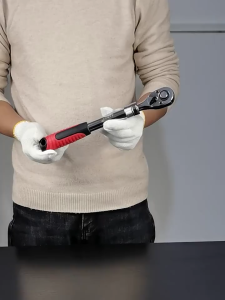 Quick Release Reversible Ratchet Wrench 1/4 or 1/2 Drive
