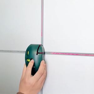 Horizontal Line Mouse Level Infrared Vertical Right Angle Bubble Level Mini High Precision 2 Lines Levels Measure Device Vertical Mouse Laser Level Infrared Horizontal Line Right Angle Bubble Level Leveling 20M Long Distance 2 Lines Laser Levels