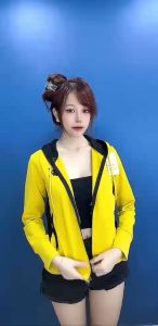 Áo Khoác  Chống Nắng Nữ 6 Túi Cotton  Phối Màu Thời Trang