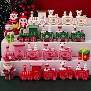 Plastic Train Christmas Ornament Merry Christmas Decoration For Home Xmas Gifts Noel Natal Navidad Happy New Year 2026