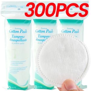 Disposable 100PCS Cosmetic Wipes Nail Art Cleaning Round Pads Soft Daily Supplies Facial Cotton Makeup Remover Tool