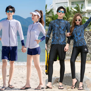 Wetsuit Womens Long Sleeve Separate Snorkeling Suit Couples Warm Quick Dry Surfing Suit Mens Underwater Clothing Sunscreen