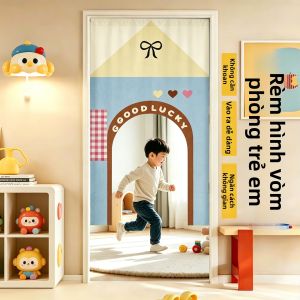 YINSHANG | Rèm Cửa Chia Phòng Hình Thú