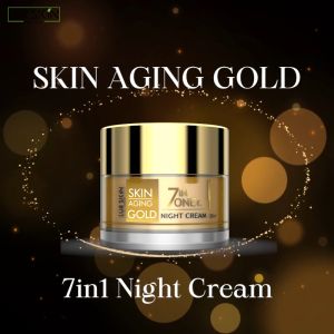 🔥 ส่งฟรี🔥 LUR SKIN 7 IN 1 GOLD NIGHT CREAM 10g (1แถม1) เซเว่นอินวัน โกลด์ ไนท์ ครีม ดูแลผิว 7 ประการ บำรุงผิวชั่วข้ามคืน กู้หน้าโทรมกลับมาแลดูสุขภาพดี